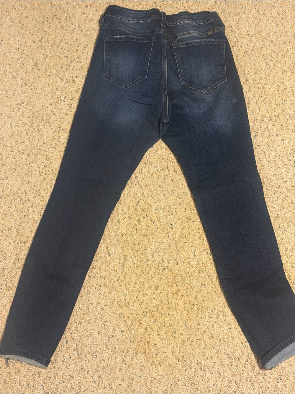 KanCan Women's Dark Blue Ankle Jeans